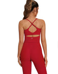 Twist Back Leggings Workout Sets-SUUKSESS-SUUKSESS