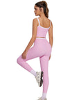 Color Block Layered Workout Sets-SUUKSESS-SUUKSESS