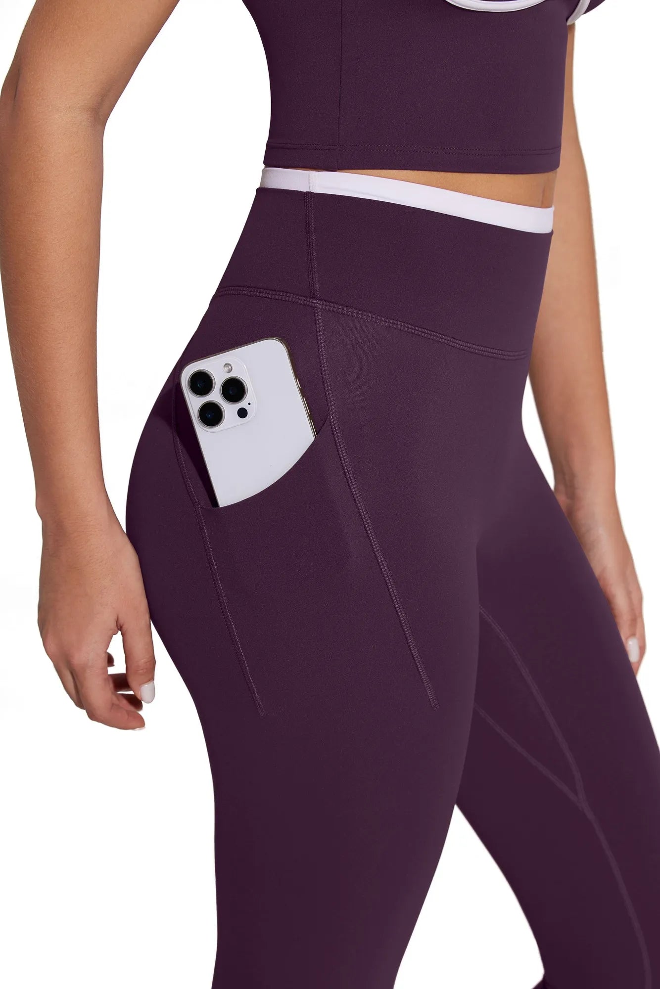 Color Block Layered Workout Sets-SUUKSESS-SUUKSESS
