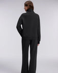 Mock Neck Sweatsuits Lounge Outfit