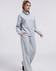 Mock Neck Sweatsuits Lounge Outfit