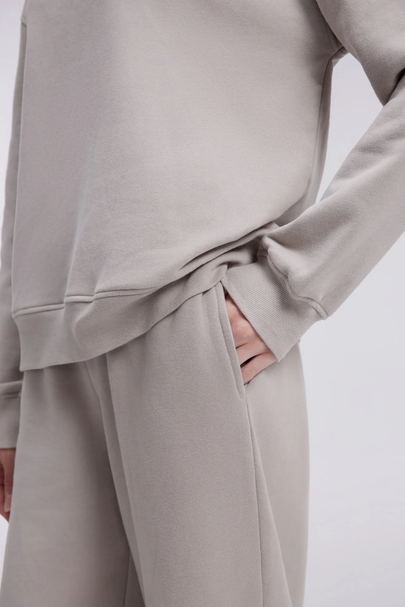 Mock Neck Sweatsuits Lounge Outfit