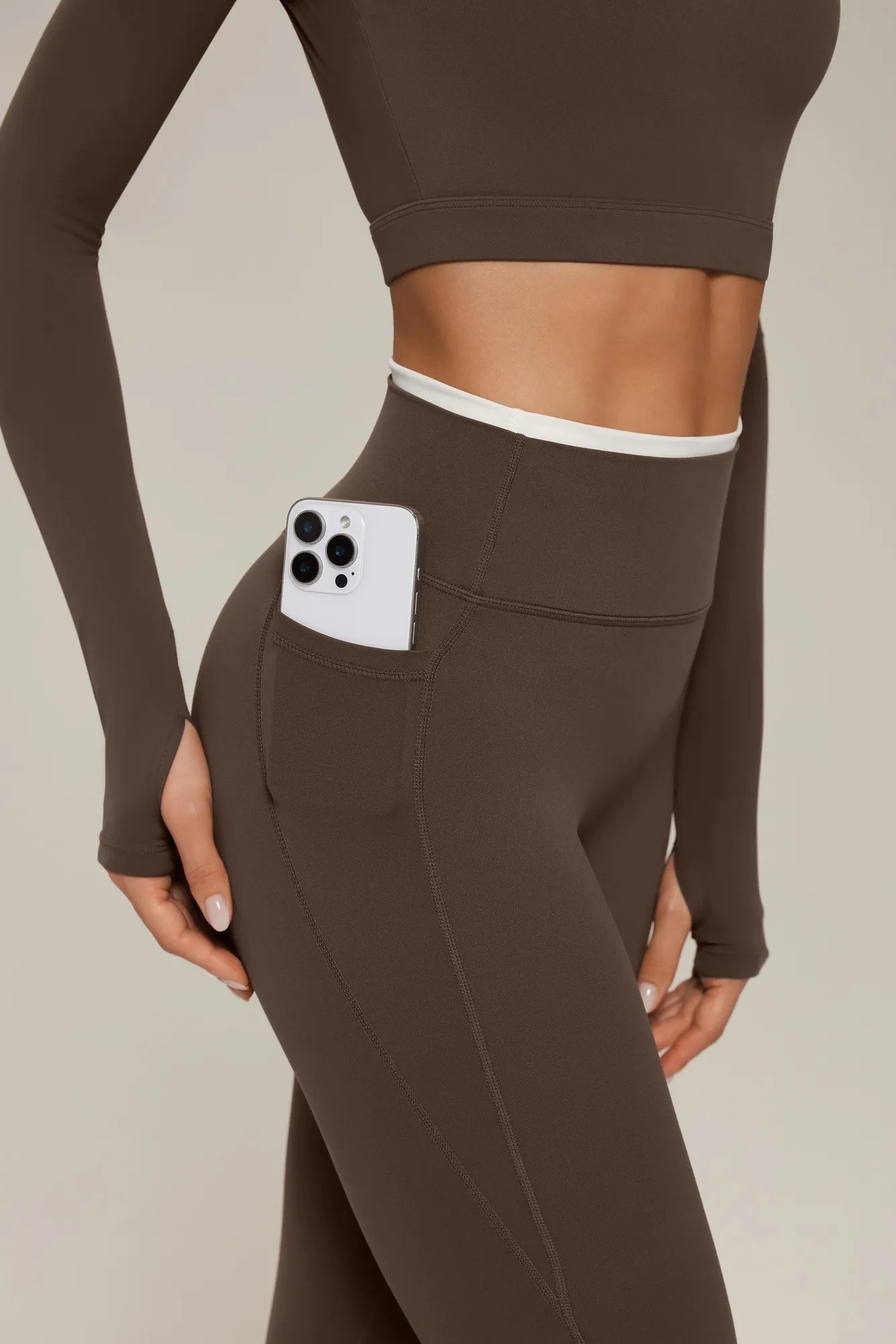 Halter Layered Two Piece Workout Set-SUUKSESS-SUUKSESS