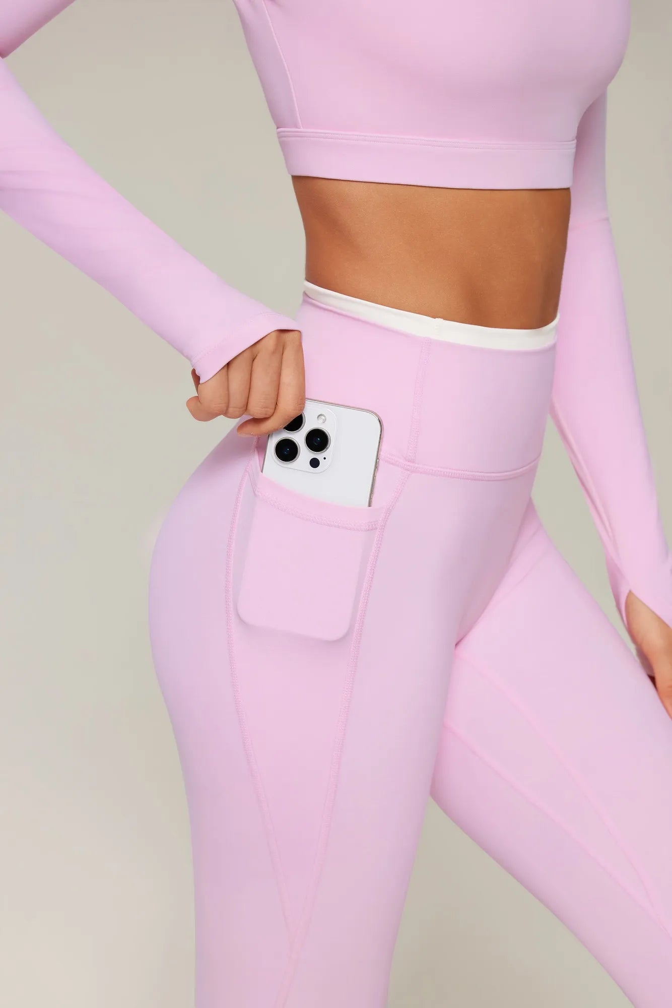 Halter Layered Two Piece Workout Set-SUUKSESS-SUUKSESS