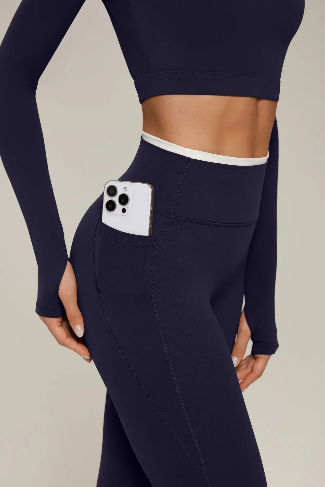 Halter Layered Two Piece Workout Set-SUUKSESS-SUUKSESS