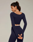 Halter Layered Two Piece Workout Set-SUUKSESS-SUUKSESS