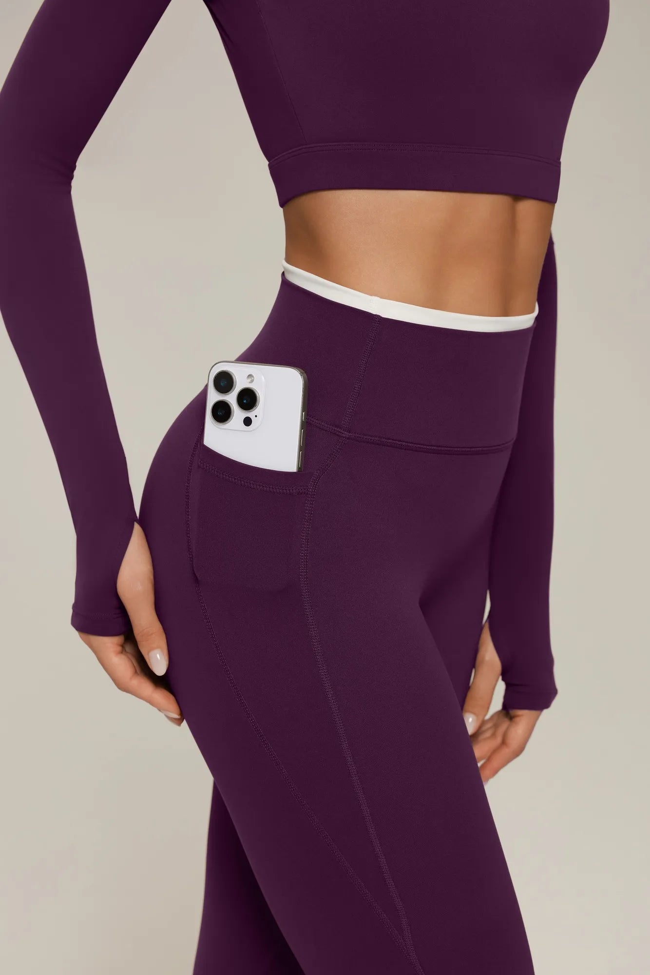 Halter Layered Two Piece Workout Set-SUUKSESS-SUUKSESS