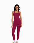 Halter Neck Tops Leggings Workout Set