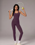 Halter Neck Tops Leggings Workout Set