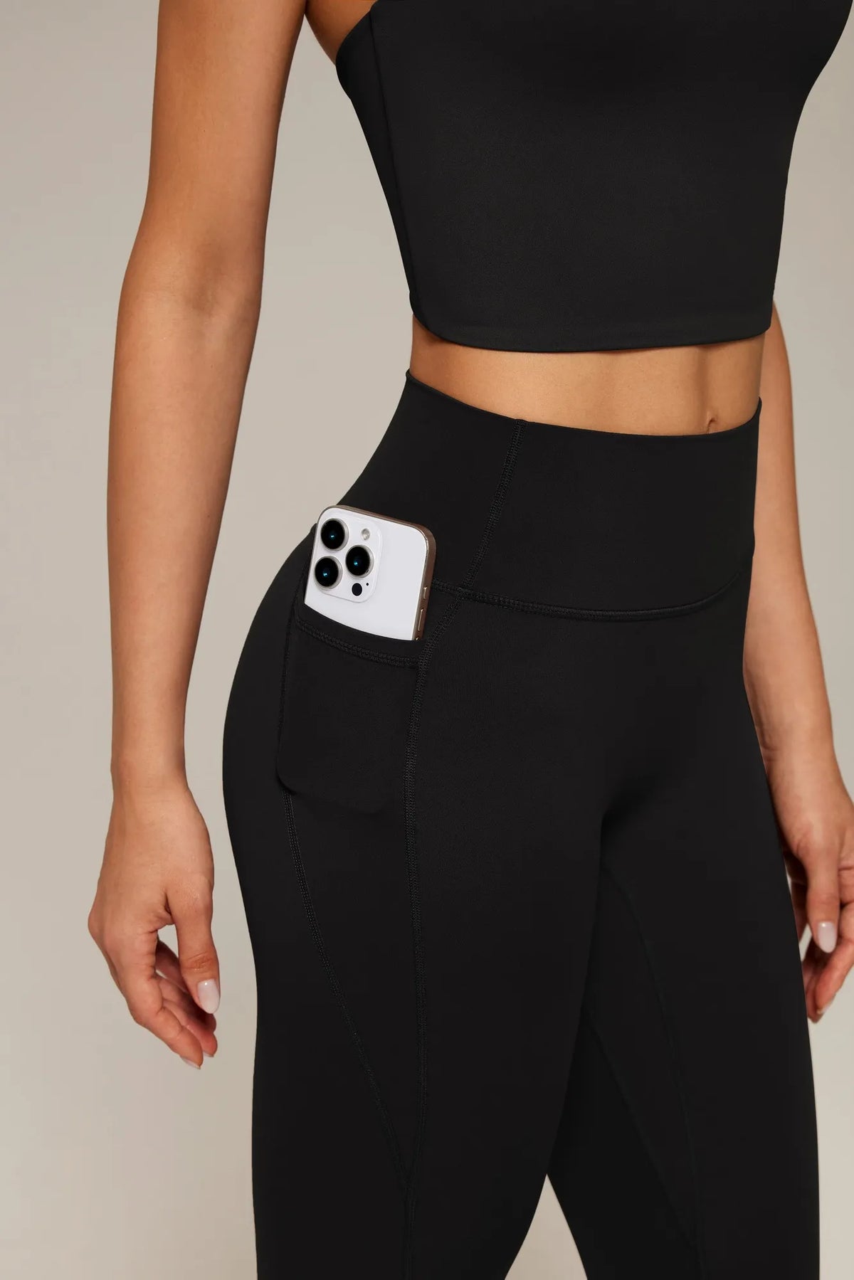 Twist Backless Halter Neck Workout Sets