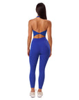 Twist Backless Halter Neck Workout Sets