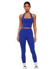 Twist Backless Halter Neck Workout Sets