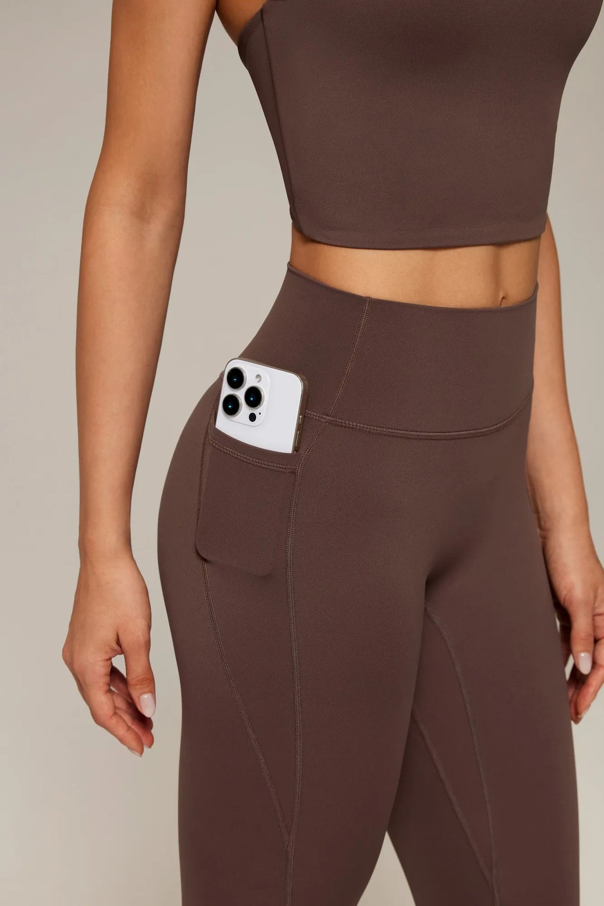 Twist Backless Halter Neck Workout Sets