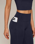 Twist Backless Halter Neck Workout Sets