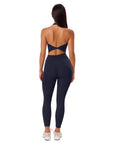 Twist Backless Halter Neck Workout Sets