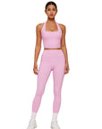 Twist Backless Halter Neck Workout Sets