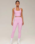 Twist Backless Halter Neck Workout Sets