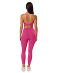 Twist Backless Halter Neck Workout Sets