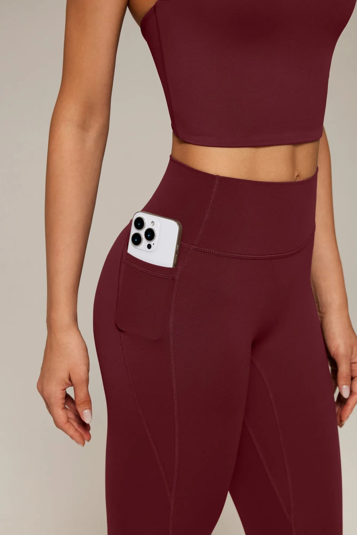 Twist Backless Halter Neck Workout Sets