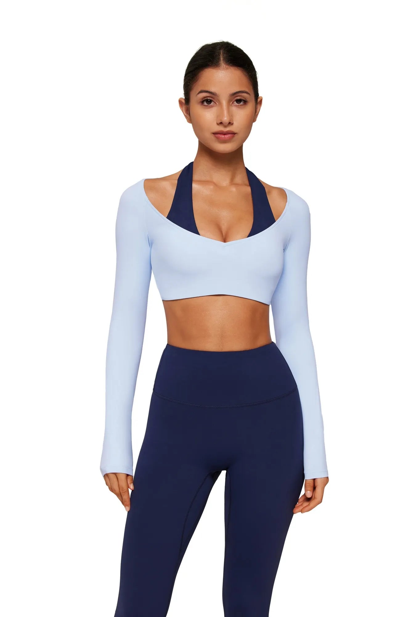 Double Layer Padded Pilates Workout Set-SUUKSESS-SUUKSESS