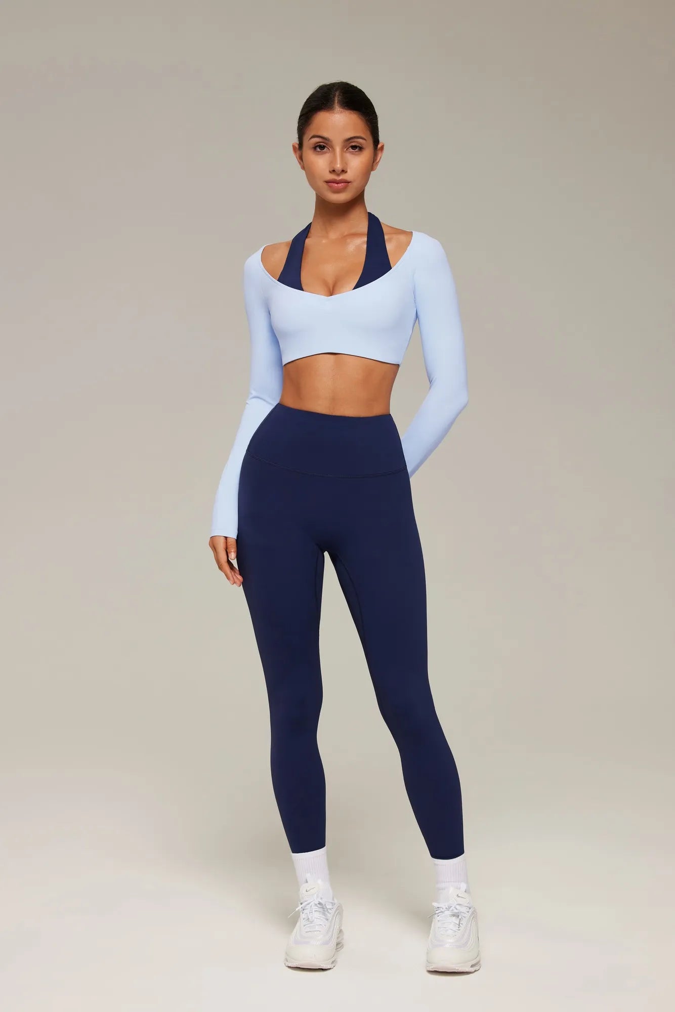Double Layer Padded Pilates Workout Set-SUUKSESS-SUUKSESS