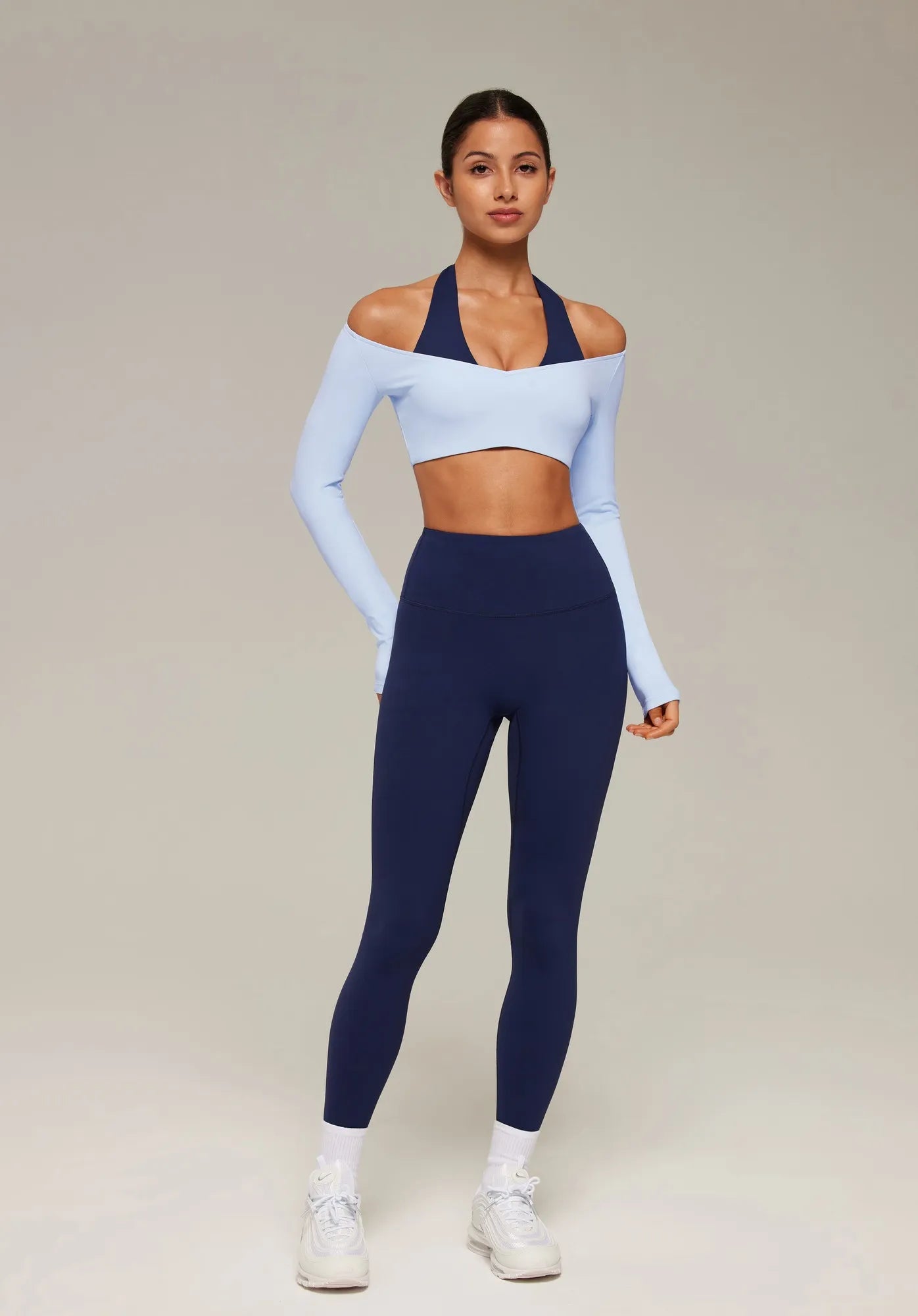 Double Layer Padded Pilates Workout Set-SUUKSESS-SUUKSESS