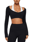 Double Layer Padded Pilates Workout Set-SUUKSESS-SUUKSESS