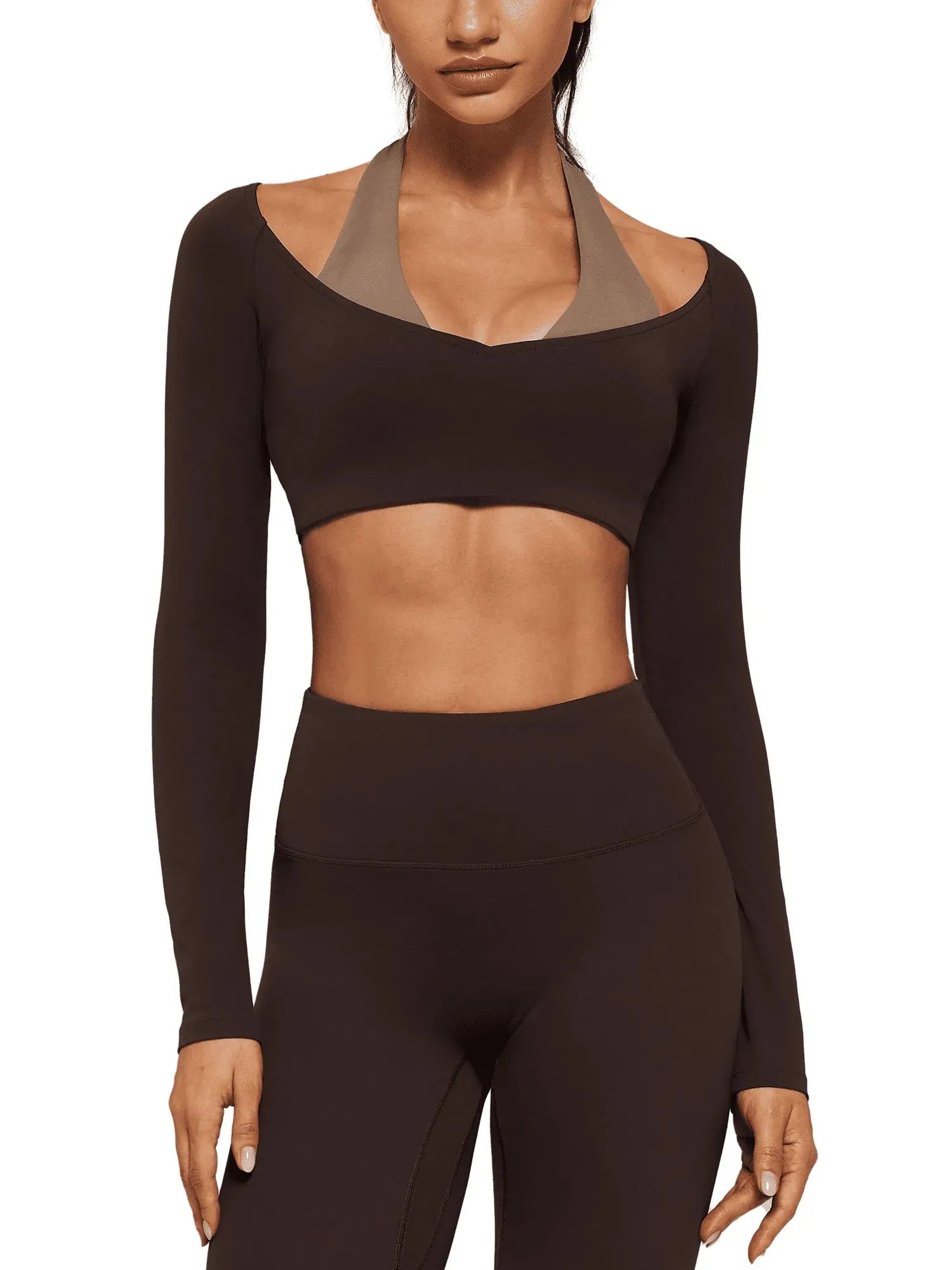 Double Layer Padded Pilates Workout Set-SUUKSESS-SUUKSESS