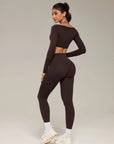Double Layer Padded Pilates Workout Set-SUUKSESS-SUUKSESS