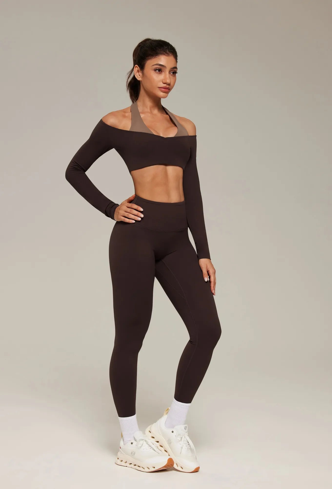 Double Layer Padded Pilates Workout Set-SUUKSESS-SUUKSESS