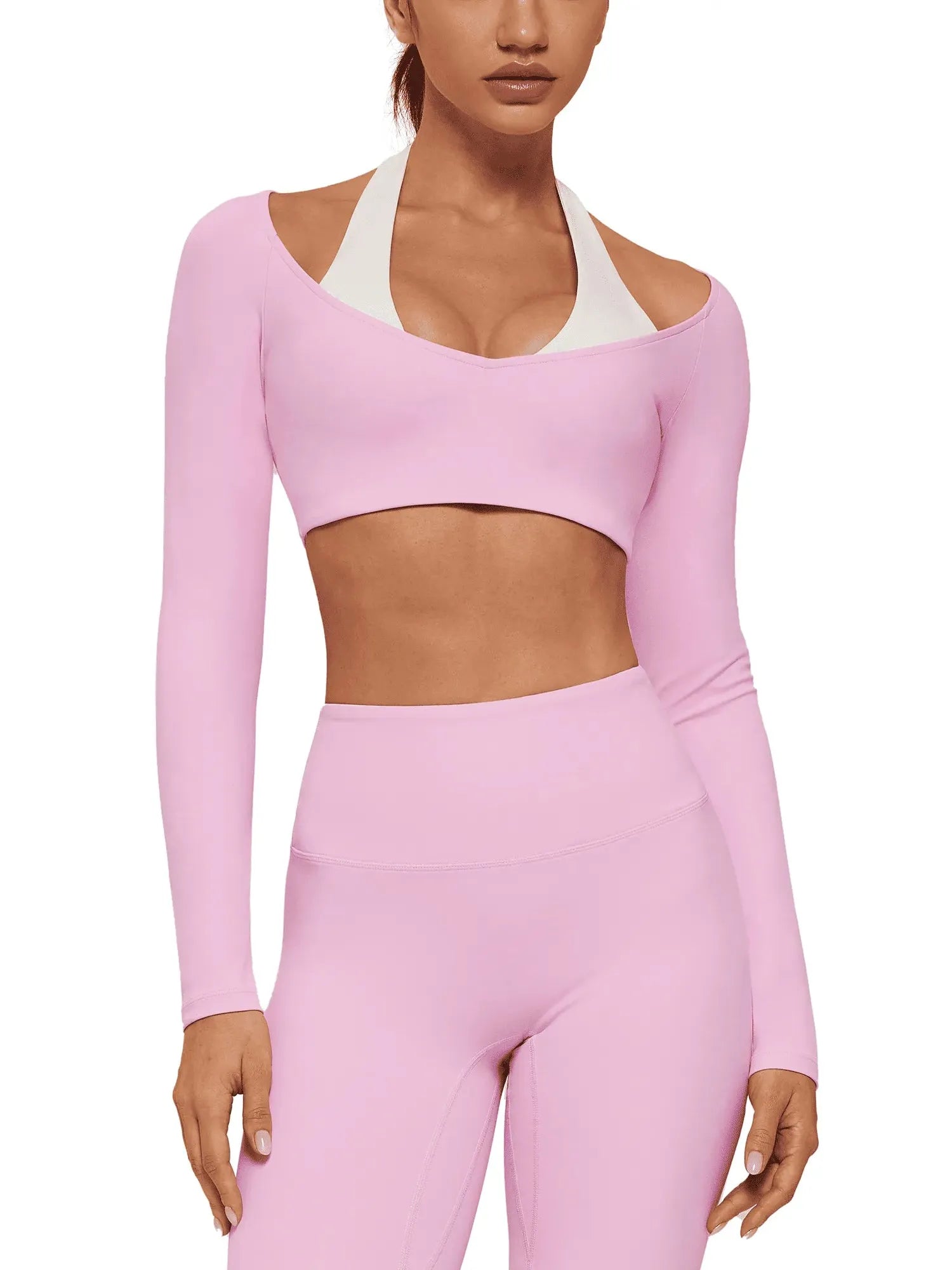 Double Layer Padded Pilates Workout Set-SUUKSESS-SUUKSESS