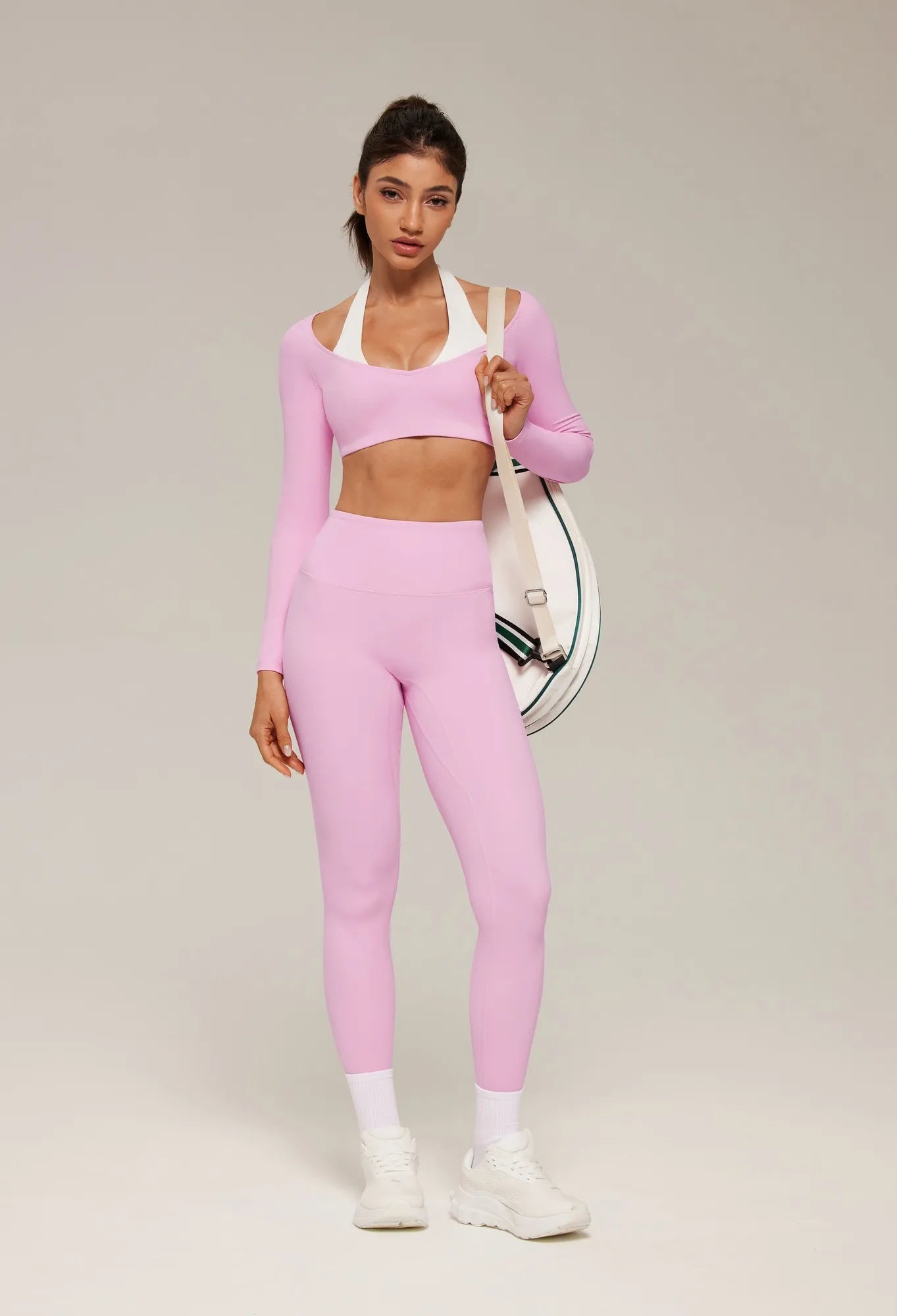 Double Layer Padded Pilates Workout Set-SUUKSESS-SUUKSESS