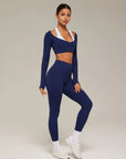 Double Layer Padded Pilates Workout Set-SUUKSESS-SUUKSESS