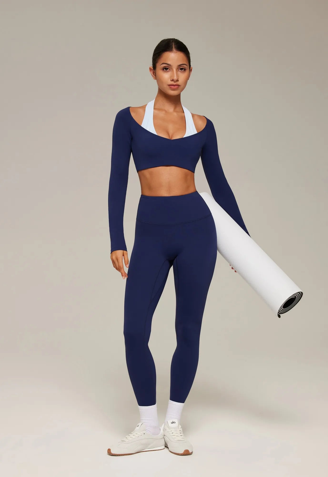 Double Layer Padded Pilates Workout Set-SUUKSESS-SUUKSESS