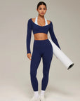 Double Layer Padded Pilates Workout Set-SUUKSESS-SUUKSESS