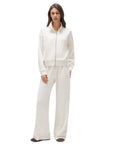 Zip up Top Leg Sweatpant 2 Piece Set