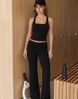 Foldover Wide Leg Workout Set