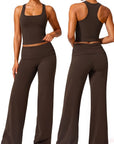 Foldover Wide Leg Workout Set