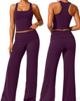 Foldover Wide Leg Workout Set