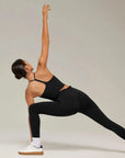 Y-Back Pilates Ruffle-Trim Workout Set-SUUKSESS-SUUKSESS