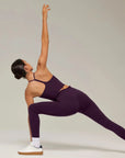 Y-Back Pilates Ruffle-Trim Workout Set-SUUKSESS-SUUKSESS