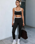 Adjustable Straps Bra Padded Workout Set
