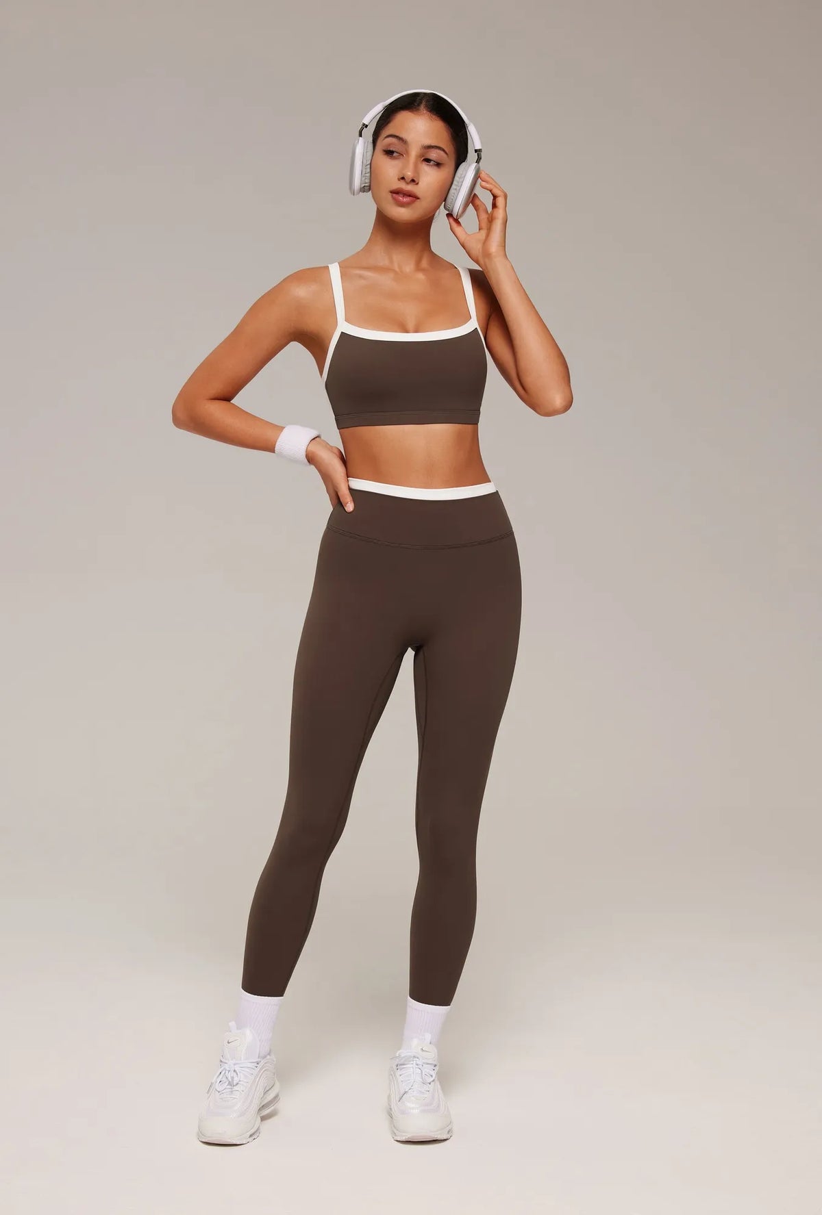 Adjustable Straps Bra Padded Workout Set