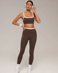 Adjustable Straps Bra Padded Workout Set