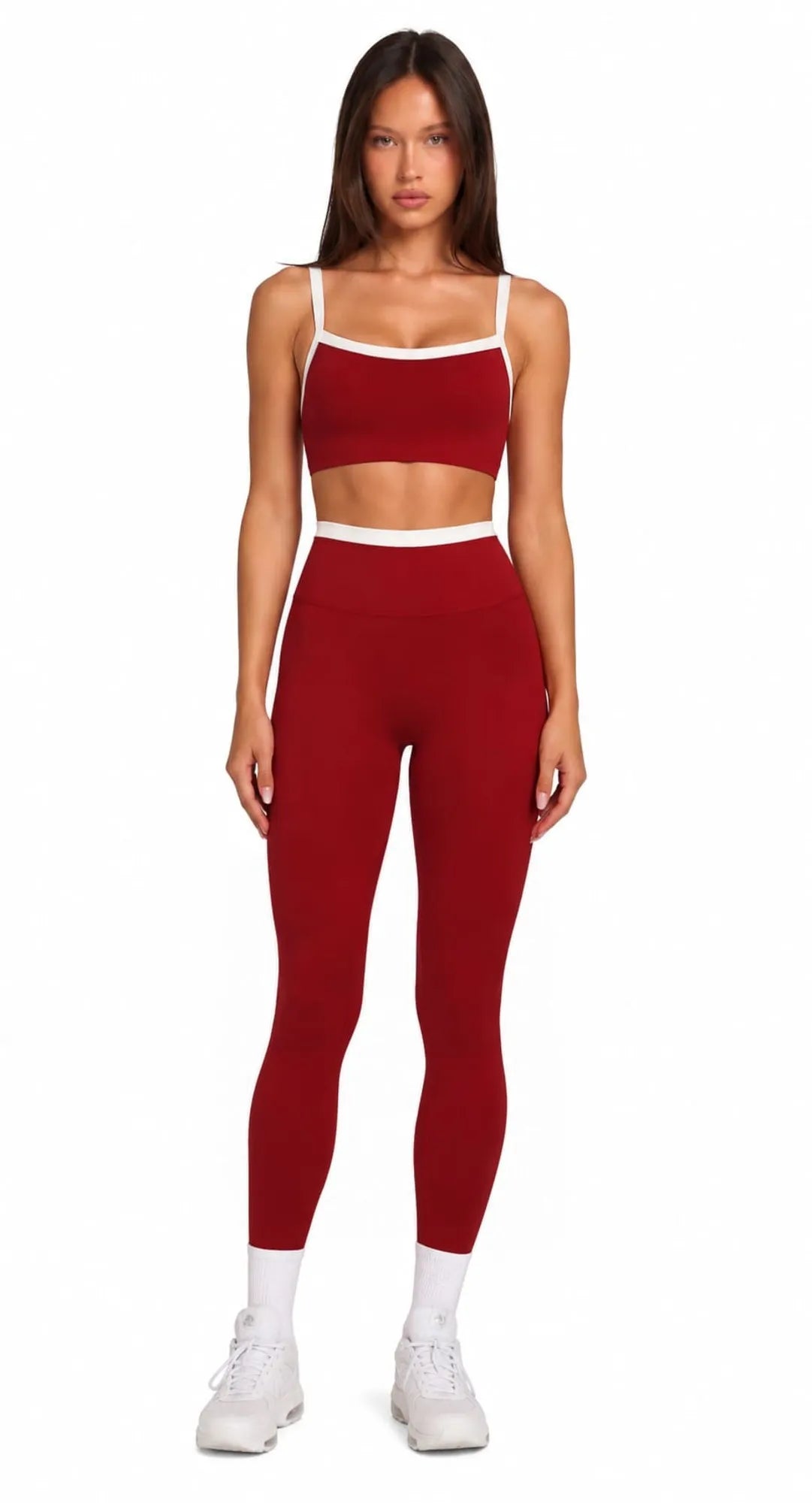 Adjustable Straps Bra Padded Workout Set
