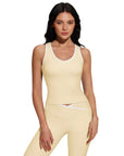Padded Yoga Tank Flare Leggings Workout Set