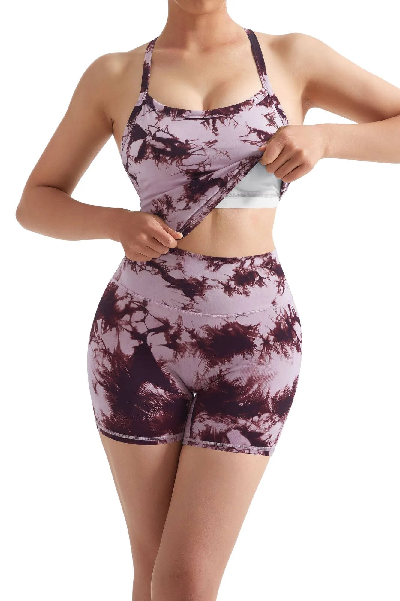 Halter Tank Top Workout Set