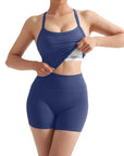 Halter Tank Top Workout Set