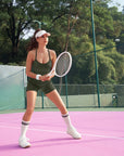 Halter Tank Top Workout Set
