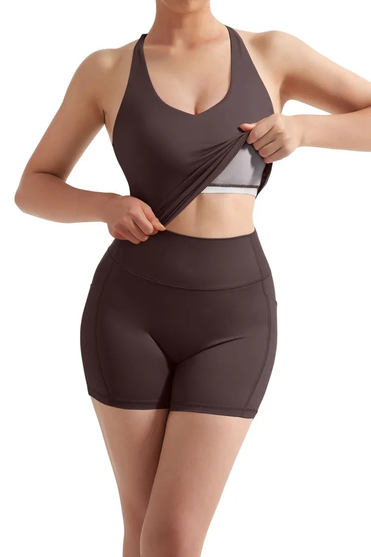 Strappy Tank Top Workout Sets